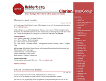 Tablet Screenshot of clarionusergroups.com